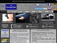 Tablet Screenshot of europtaxi.it